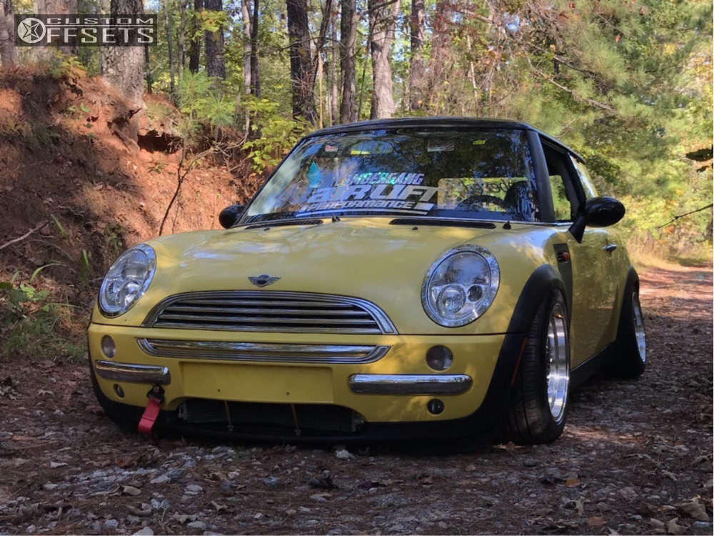 2002 Mini Cooper with 15x8 20 MST Mt05 and 205/50R15 Hankook