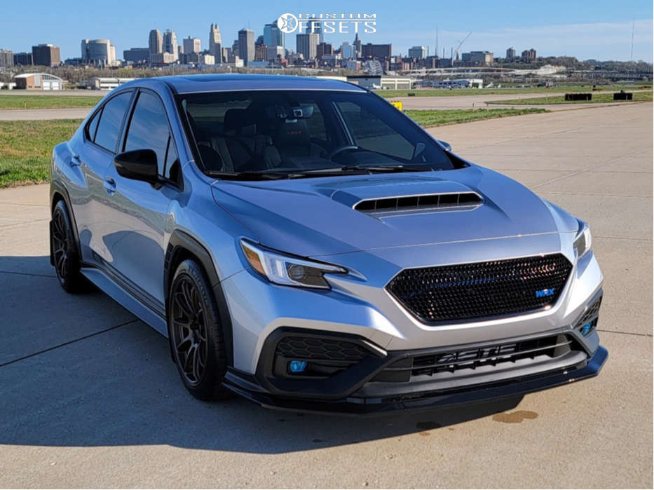 2022 Subaru WRX with 18x9.5 38 Enkei Triumph and 255/40R18