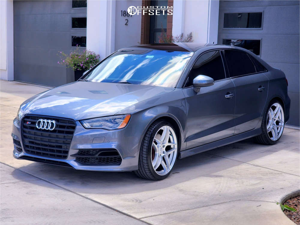 2016 Audi S3 with 19x8.5 35 Kansei Astro and 235/35R19 Michelin 