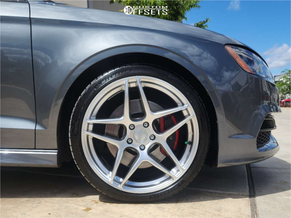 2016 Audi S3 with 19x8.5 35 Kansei Astro and 235/35R19 Michelin 