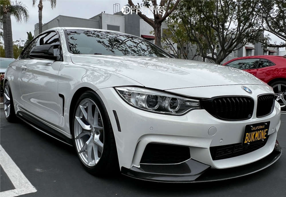 2016 BMW 435i with 18x8.5 35 Aodhan Aff7 and 235/40R18 Michelin