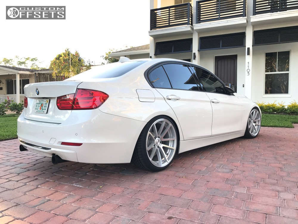 2013 BMW 335i with 19x8.5 35 Rotiform Spf and 235/35R19 Continental and ...