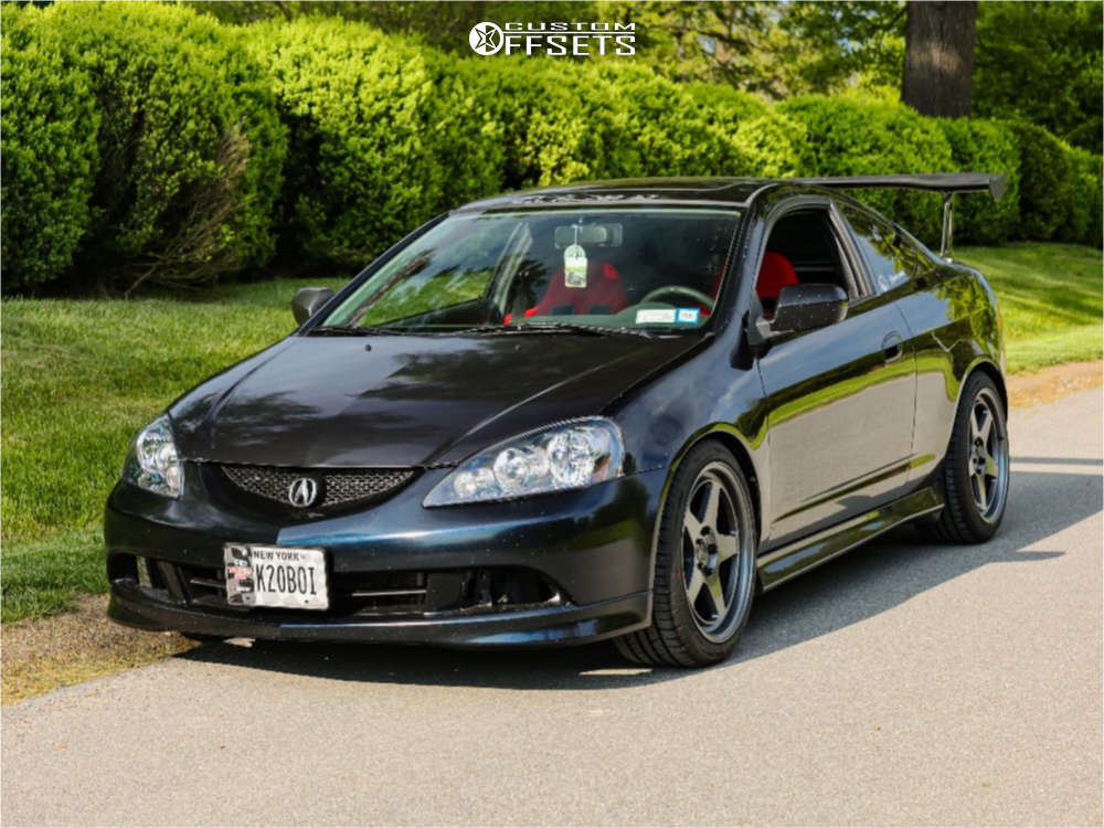 2004 Acura RSX with 18x9 35 Kansei Knp and 235/40R18 Cooper Zeon