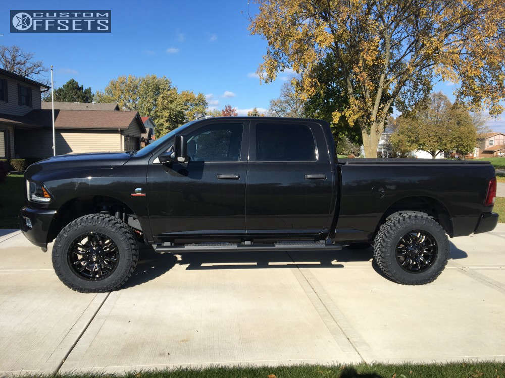 2015 Ram 2500 with 20x9 1 Fuel Sledge and 295/65R20 Nitto Trail ...