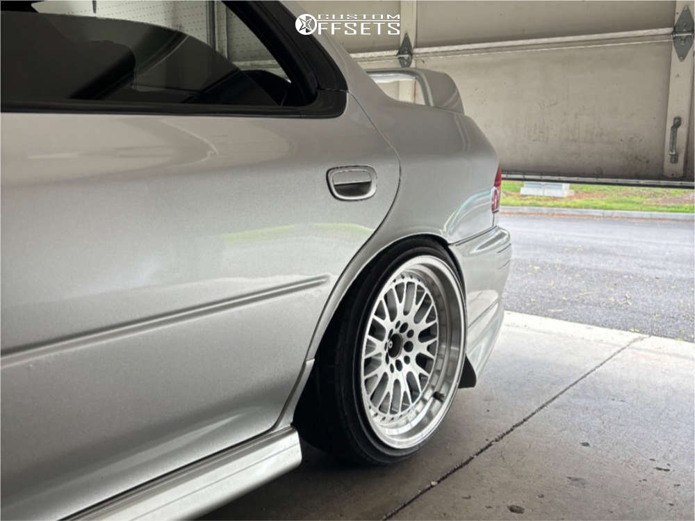 2001 Subaru Impreza with 17x9 20 MST Mt10 and 205/40R17