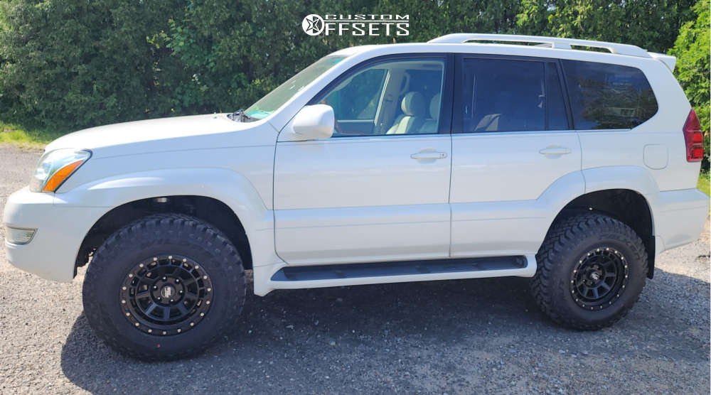 2007 Lexus GX470 with 17x9 -12 Rocktrix RT114 and 285/70R17 Falken ...