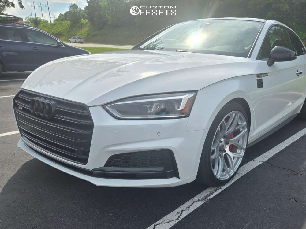 2019 Audi S5 with 19x9.5 25 Ground Force Gf9 and 255/35R19