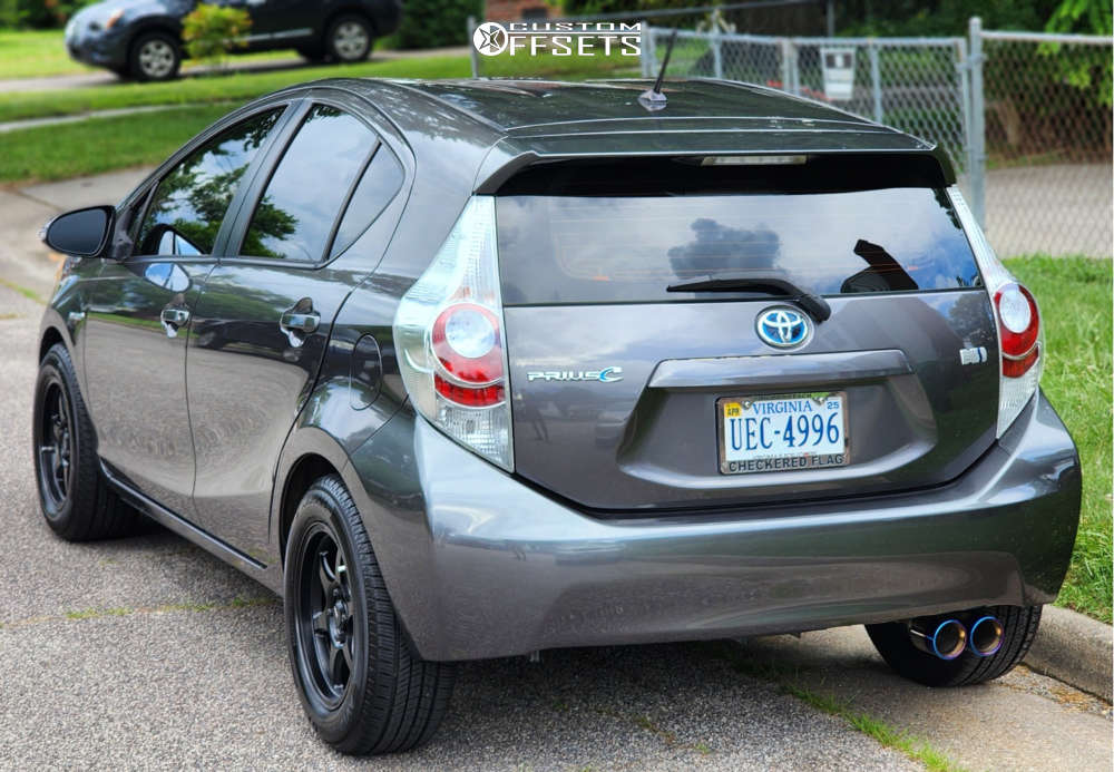 2014 Toyota Prius C with 15x7.5 35 Konig Hexaform and 195/65R15