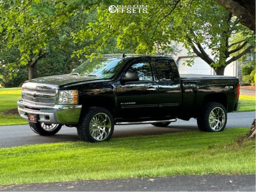 2013 Chevrolet Silverado 1500 with 22x12 51 Cali Offroad Summit and 33