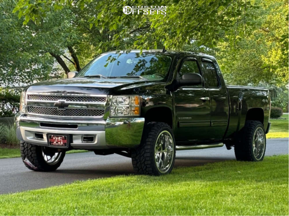 2013 Chevrolet Silverado 1500 with 22x12 51 Cali Offroad Summit and 33