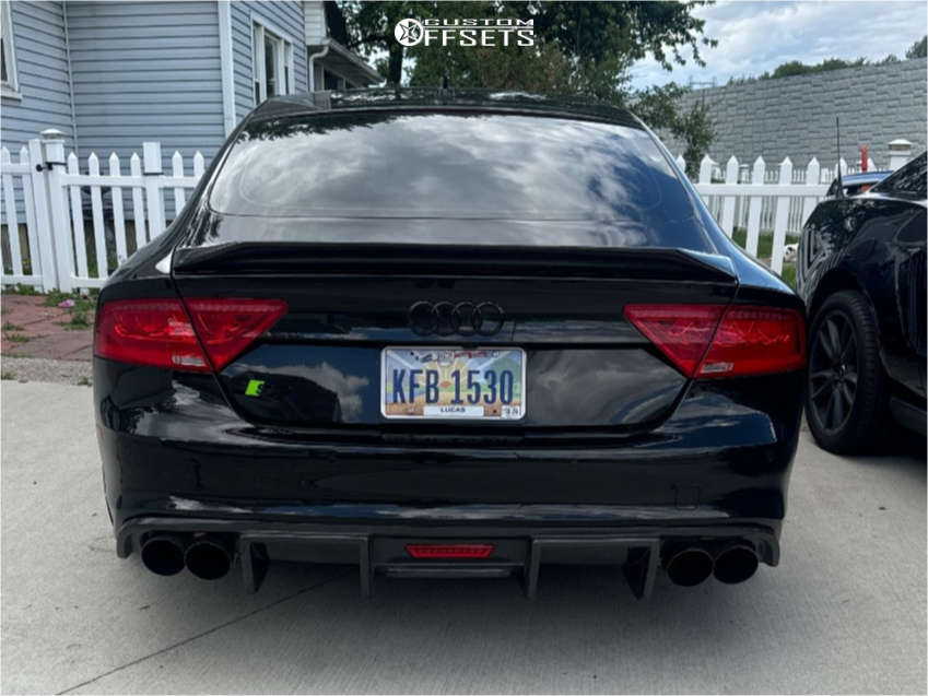 2013 Audi S7 with 19x9.5 35 Aodhan Aff7 and 275/40R19 Continental ...