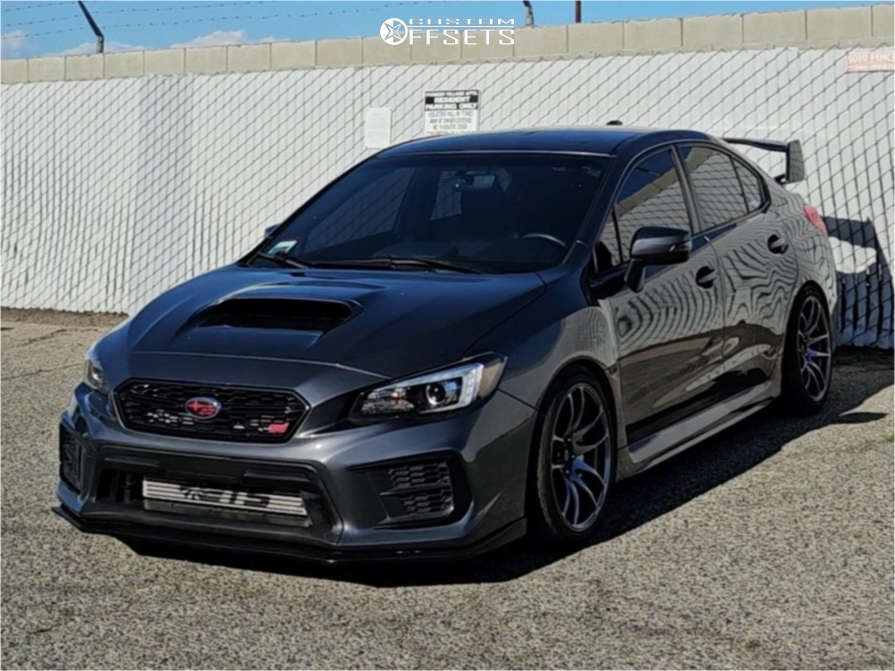 2020 Subaru WRX STI with 18x9.5 35 Vors Tr4 and 265/35R18