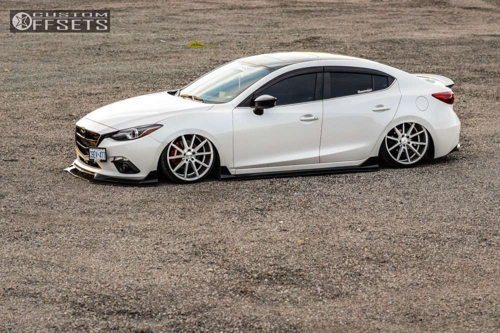 masyama3様追加分 2015 Mazda 3 with 20x9 25 Vossen Vfs1 and 225/30R20 Toyo Tires
