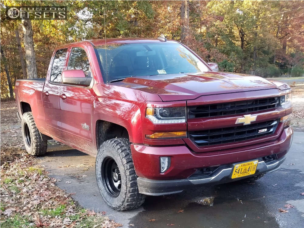 2017 Chevrolet Silverado 1500 with 17x9 -38 Pro Comp Series 97 and 285 ...