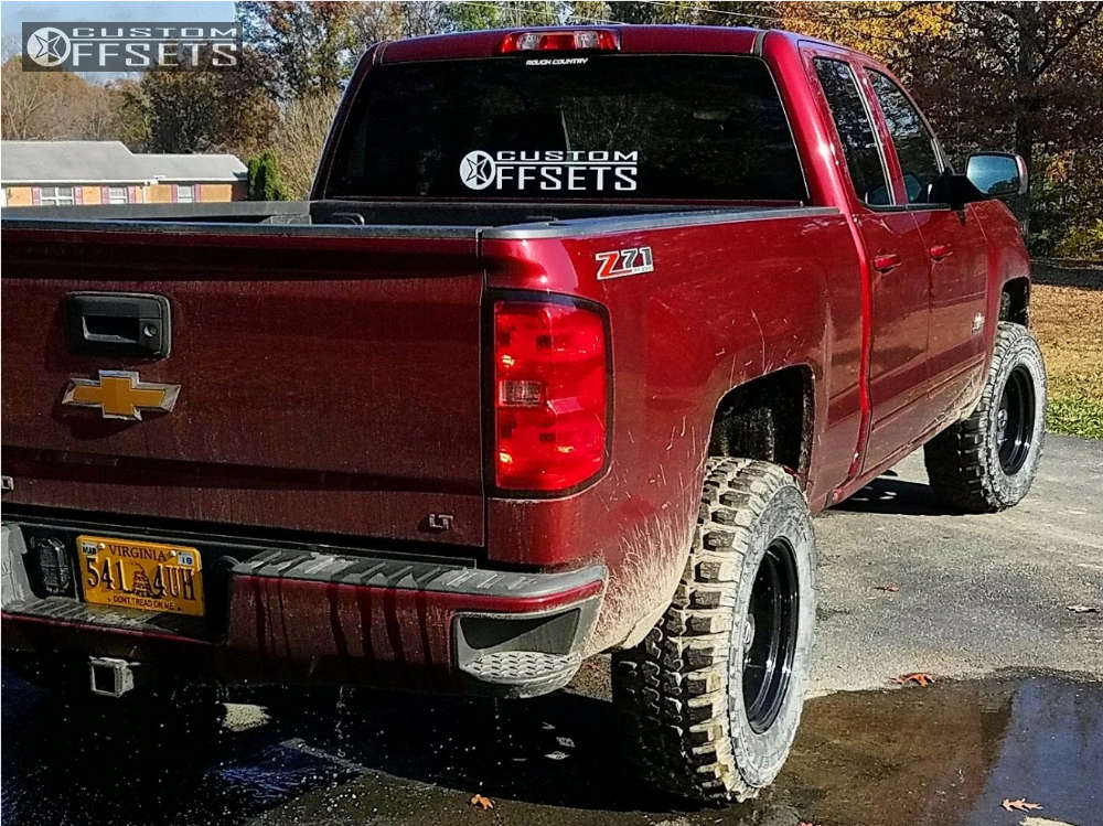 2017 Chevrolet Silverado 1500 with 17x9 -38 Pro Comp Series 97 and 285 ...
