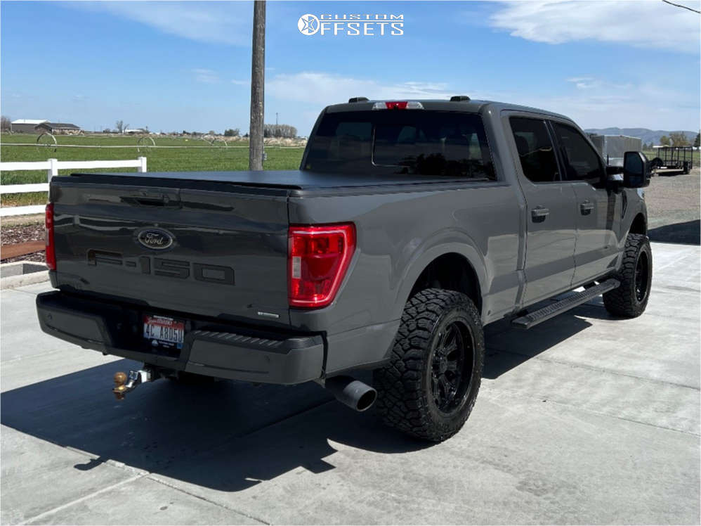 2021 Ford F-150 with 20x10 -19 TIS 560b and 33/12.5R20 Kenda Klever R/t ...