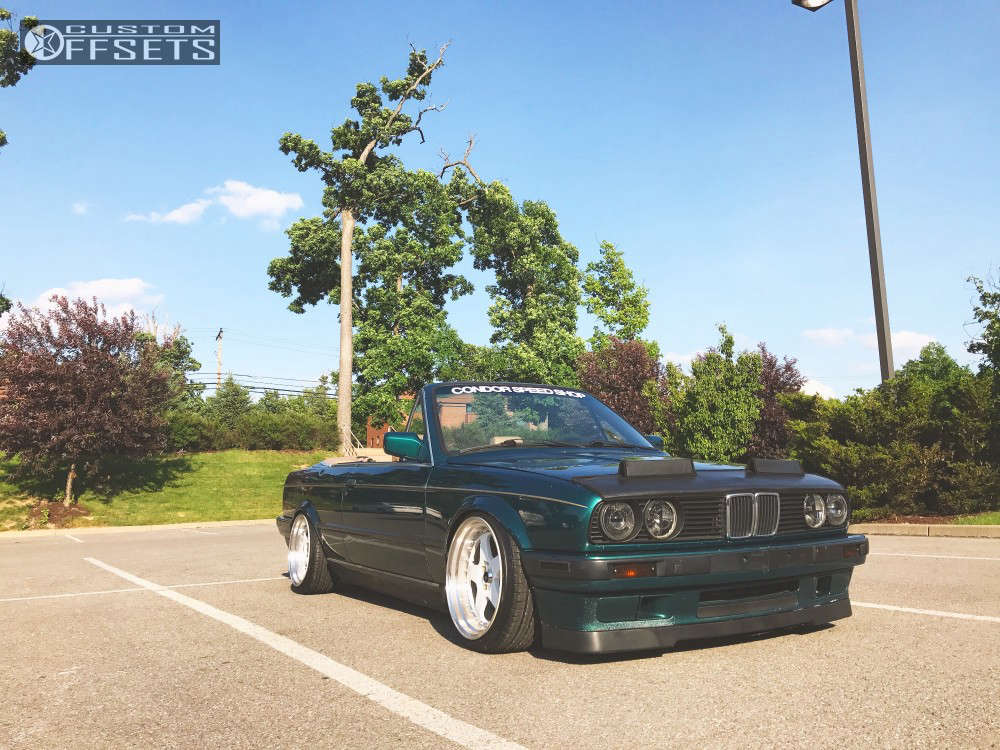 1991 BMW 318i with 17x9 25 JNC Jnc010 and 195/40R17 Achilles Atr Sport ...