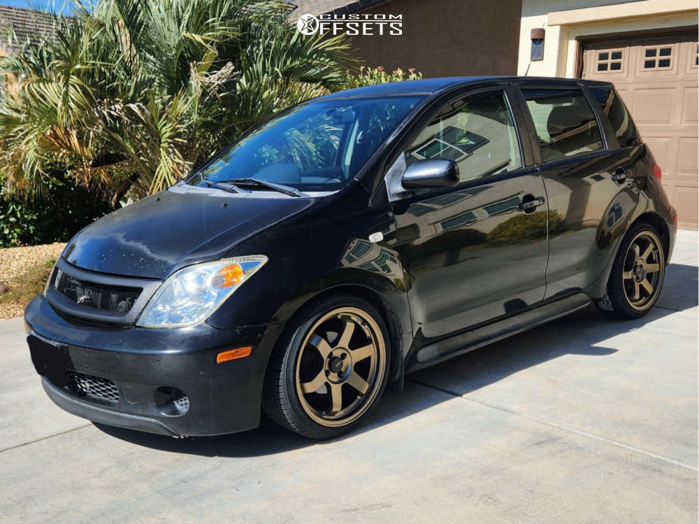 2004 Scion XA with 17x8 35 AVID1 Av6 and 205/40R17 Lexani