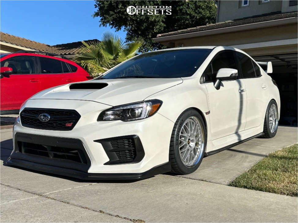 2021 Subaru WRX STI with 18x9.5 40 Work VS-XX and 255/35R18