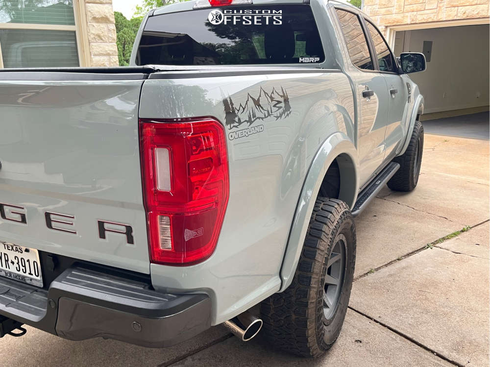 2021 Ford Ranger with 17x8.5 0 Icon Alloys Rebound and 285/70R17 Kenda ...