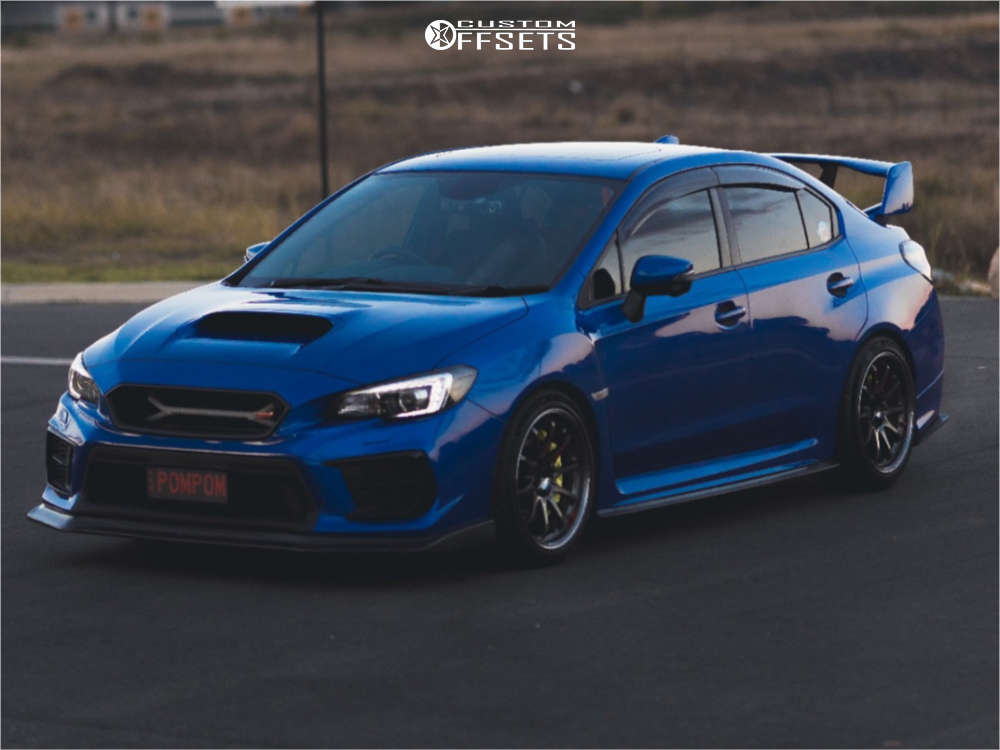 2021 Subaru WRX STI with 18x9.5 35 Volk Ce28sl and 255/40R18