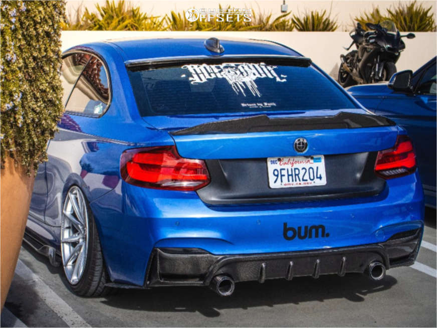 2017 BMW 230i with 19x9 30 Brada Cx2 and 235/35R19 Lexani Lx-twenty and ...