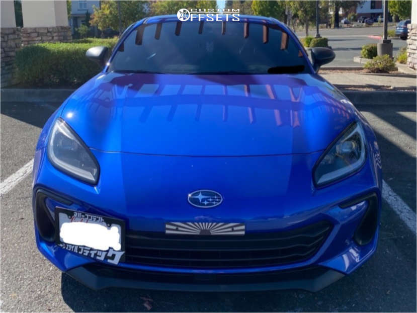 2023 Subaru BRZ with 18x8 45 Enkei RPF1 and 215/40R18 Michelin Pilot