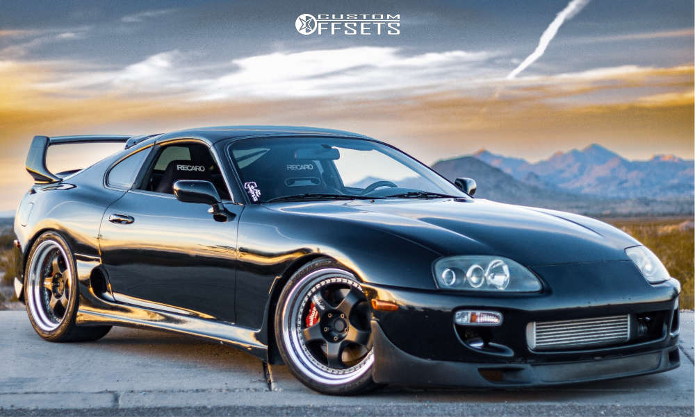 1994 Toyota Supra with 19x9.5 37 Work Meister S1 3p and 265/35R19