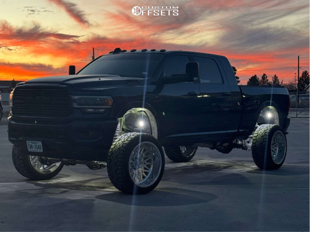 2022 Ram 2500 with 24x14 76 KG1 Trident and 35/13.5R24 Miletrip