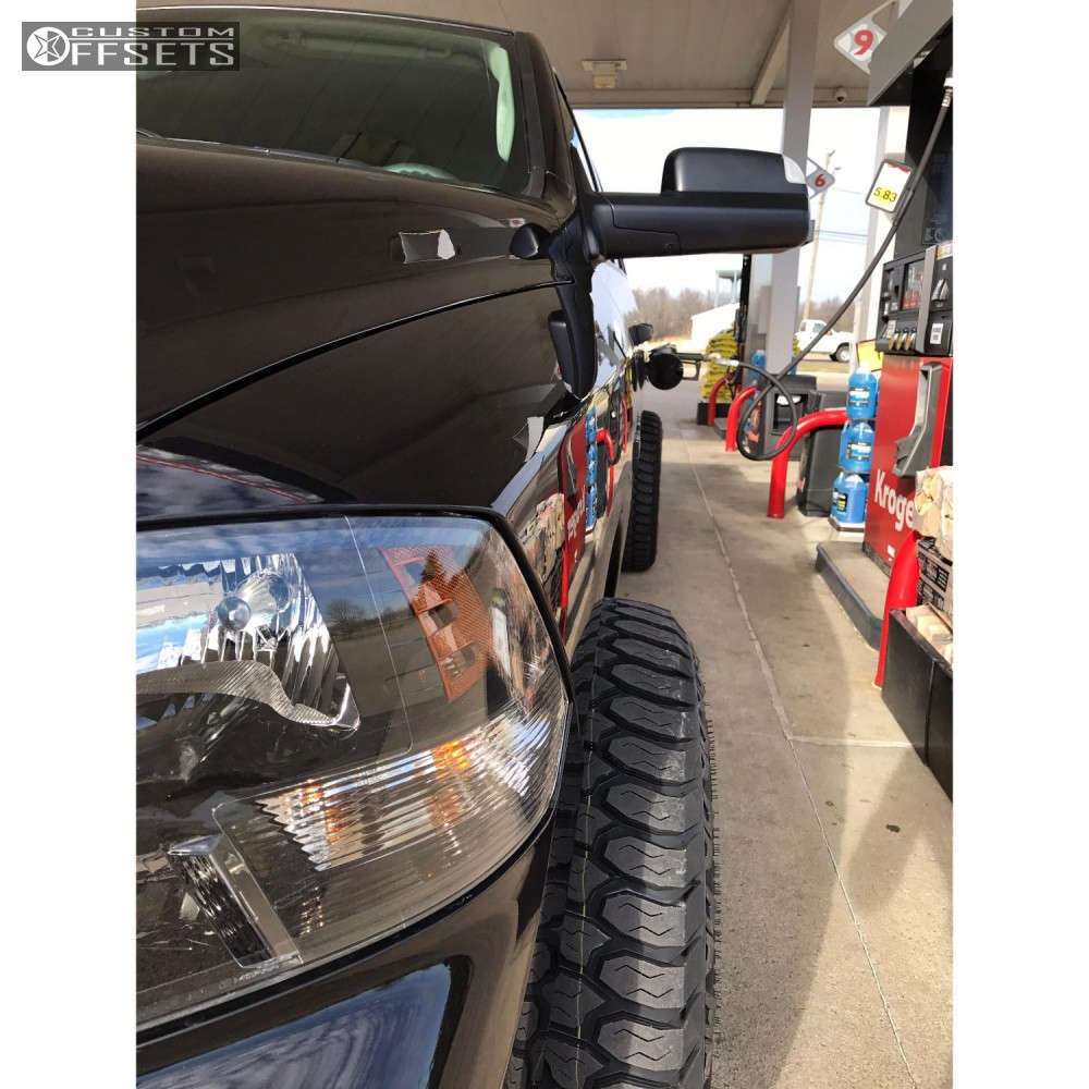2017 Ram 1500 with 20x12 -51 Vision Rocker and 305/55R20 AMP Terrain ...