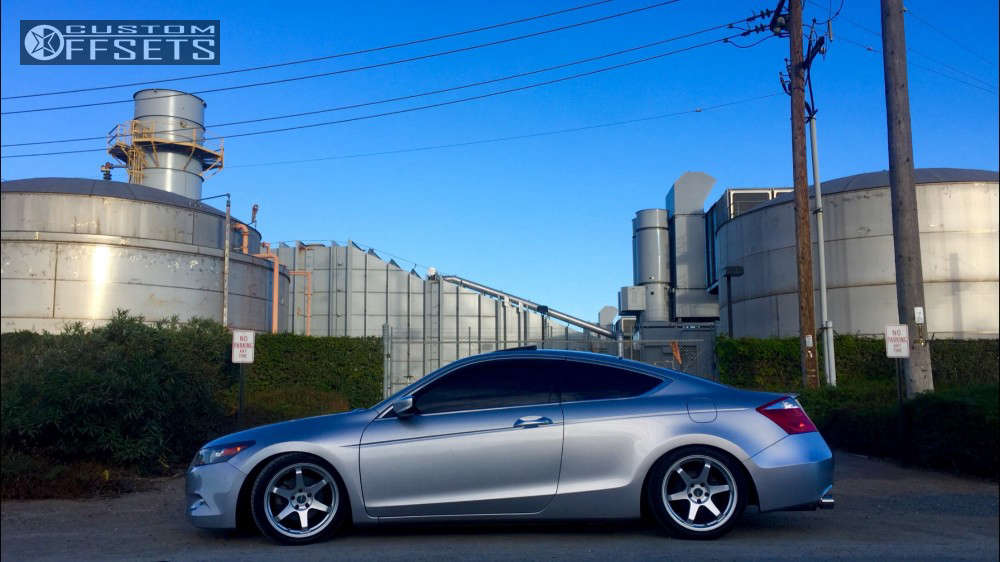 2008 Honda Accord with 18x8.5 35 Miro Type 398 and 245/40R18