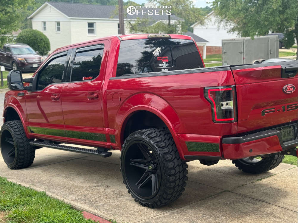 2020 Ford F-150 with 24x12 -51 Vision Razor and 35/12.5R24 Gladiator ...
