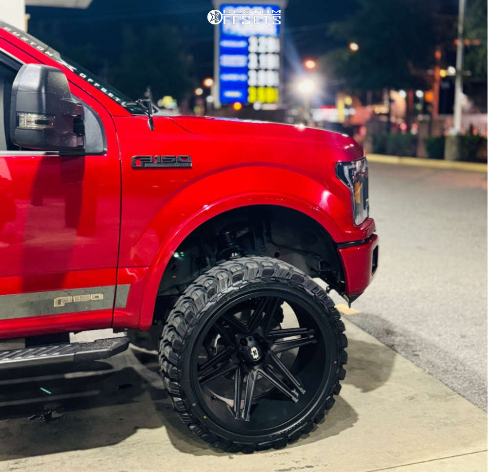 2020 Ford F-150 with 24x12 -51 Vision Razor and 35/12.5R24 Gladiator ...