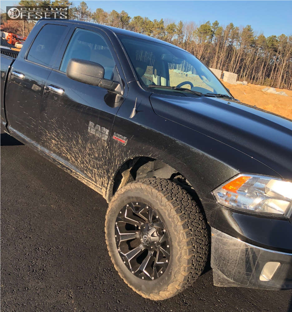 2016 Ram 1500 with 20x10 18 Fuel Assault and 305/55R20 BFGoodrich All