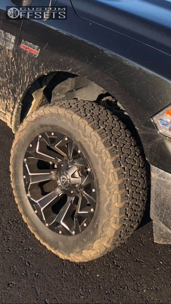 2016 Ram 1500 with 20x10 18 Fuel Assault and 305/55R20 BFGoodrich All