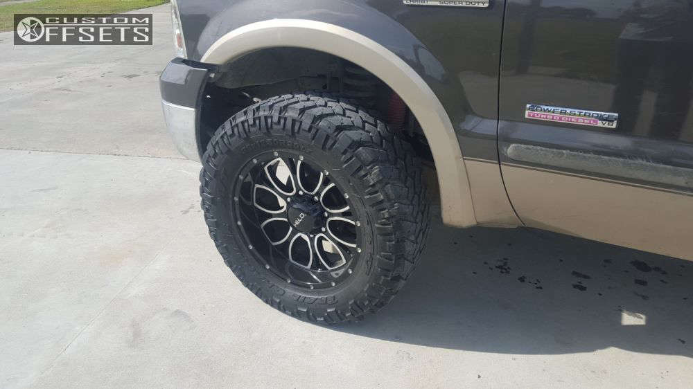 2007 Ford F-250 Super Duty with 20x9 -12 Helo HE879 and 35/12.5R20 ...
