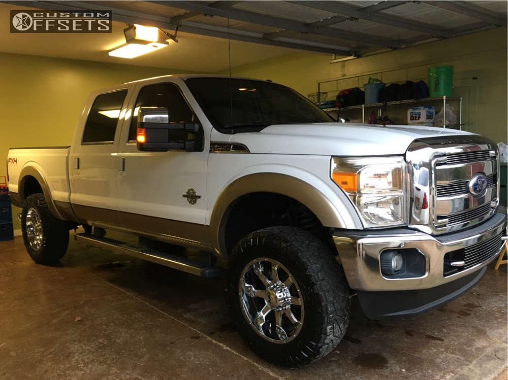 2011 Ford F-250 Super Duty with 20x9 0 Raceline Assault and 295/65R20 ...