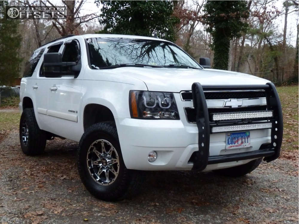 2007 Chevrolet Tahoe with 17x9 15 American Outlaw Buckshot and 285 ...