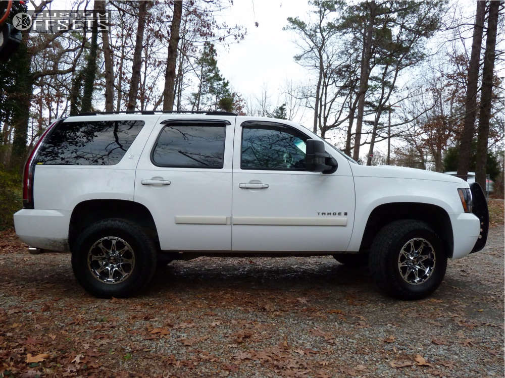 2007 Chevrolet Tahoe with 17x9 15 American Outlaw Buckshot and 285 ...