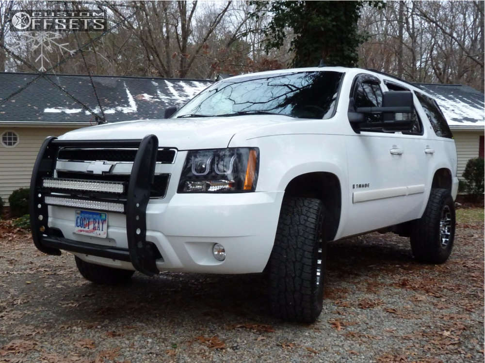 2007 Chevrolet Tahoe with 17x9 15 American Outlaw Buckshot and 285 ...