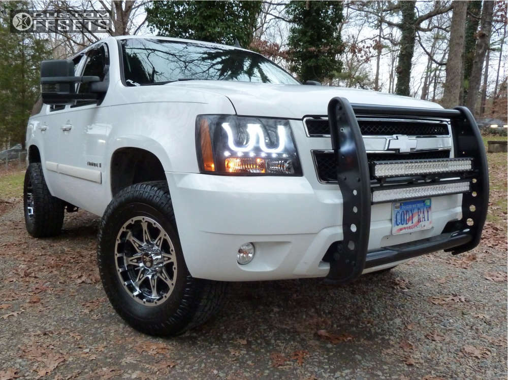 2007 Chevrolet Tahoe with 17x9 15 American Outlaw Buckshot and 285 ...
