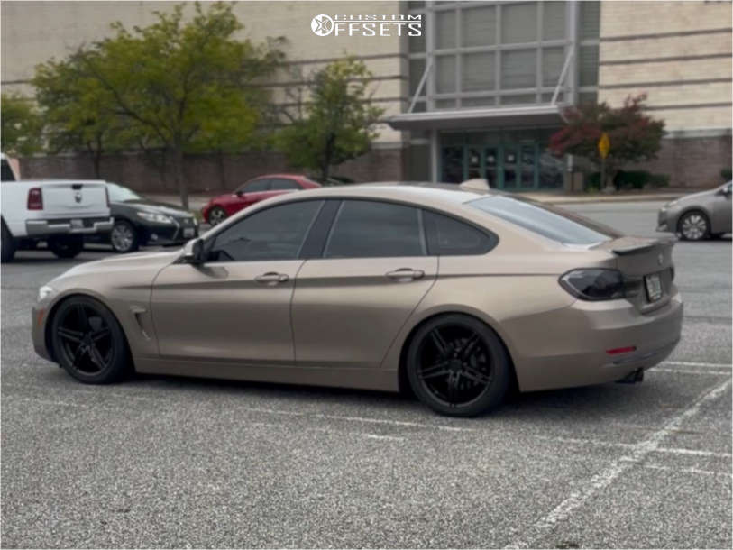 2017 BMW 430i Gran Coupe with 18x8 40 Drag Dr73 and 225/45R18 ...