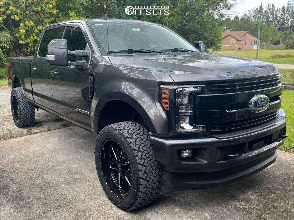Hardrock Bomber 22x10 -25 Black Milled | H714-221097125GBM