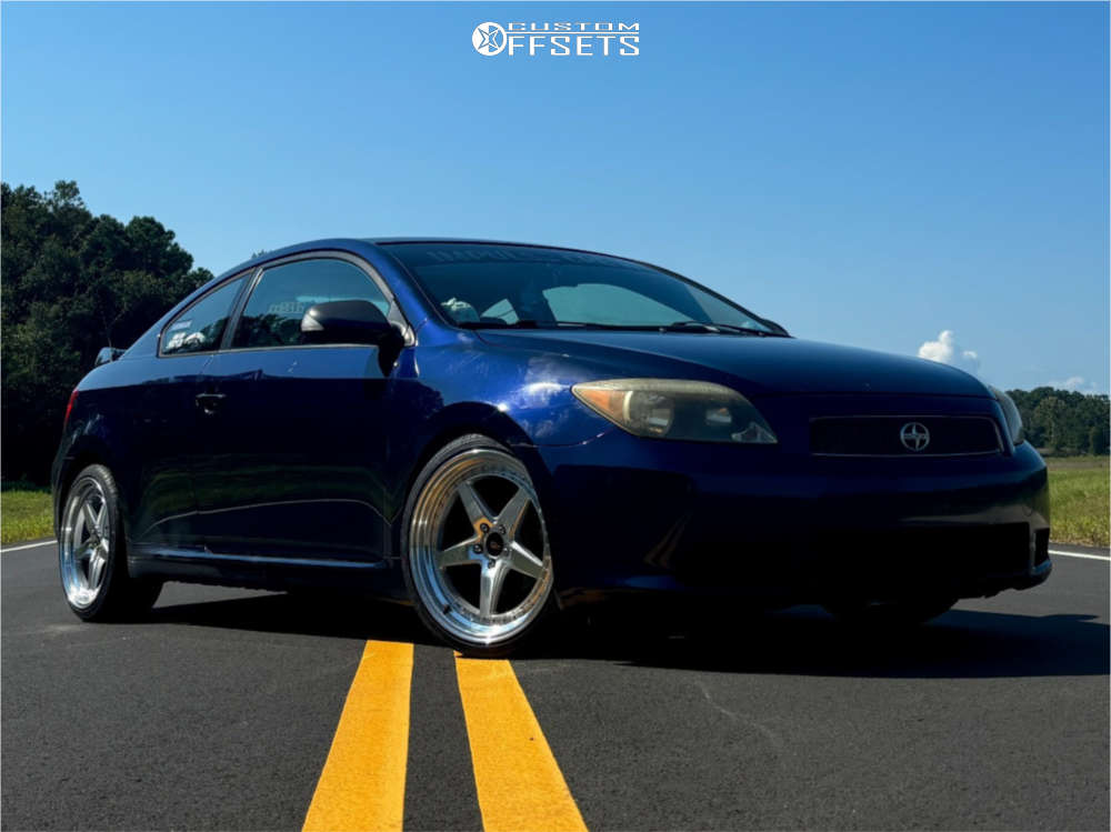 2007 Scion TC with 18x8.5 35 Aodhan Ds05 and 225/35R18 Westlake