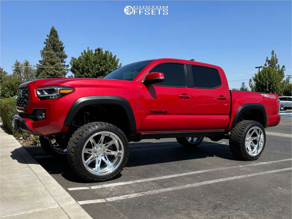 2023 Toyota Tacoma with 22x12 -44 Hostile Forged Tomahawk and 33