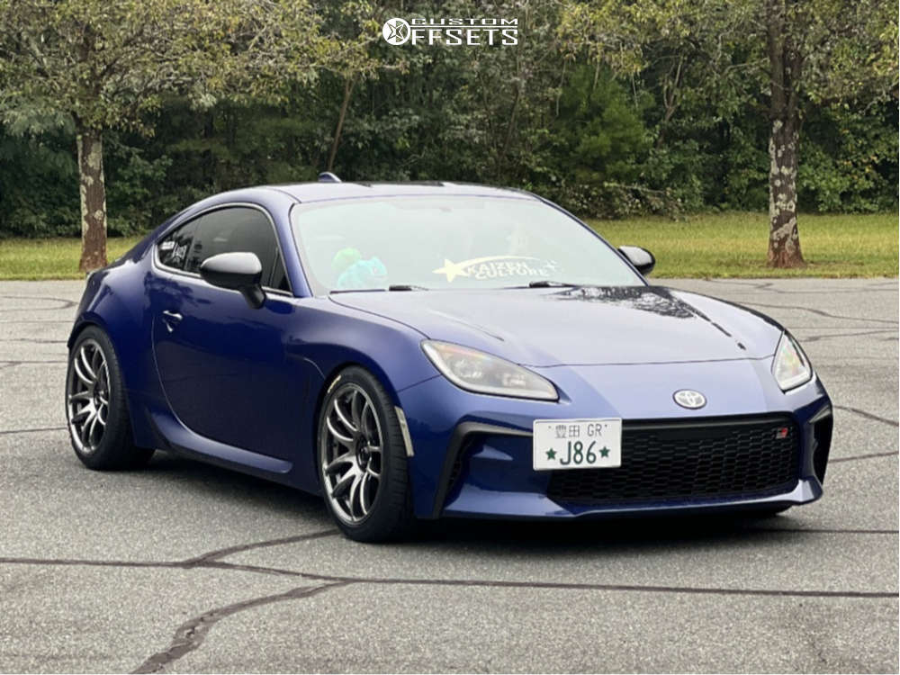 2023 Toyota GR86 with 18x8.5 35 Vors Tr4 and 235/40R18 Toyo Tires