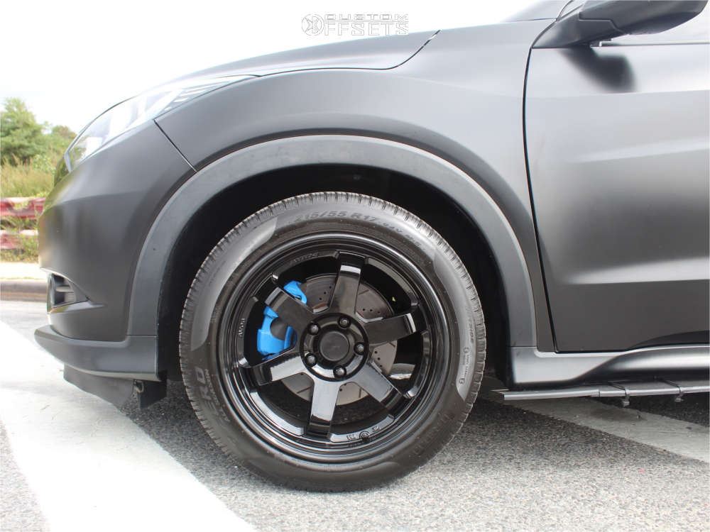 2016 Honda HR-V with 17x8 35 AVID1 AV6 and 215/55R17 Pirelli Pzero