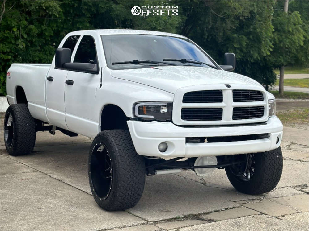 2003 Dodge Ram 2500 with 24x14 -76 Hardrock Affliction and 37/13.5
