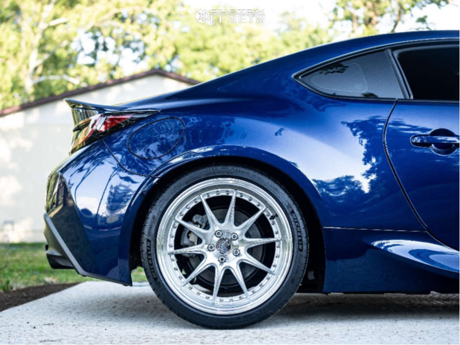 2023 Toyota GR86 with 18x8.5 35 Aodhan Ds07 and 215/40R18 Michelin