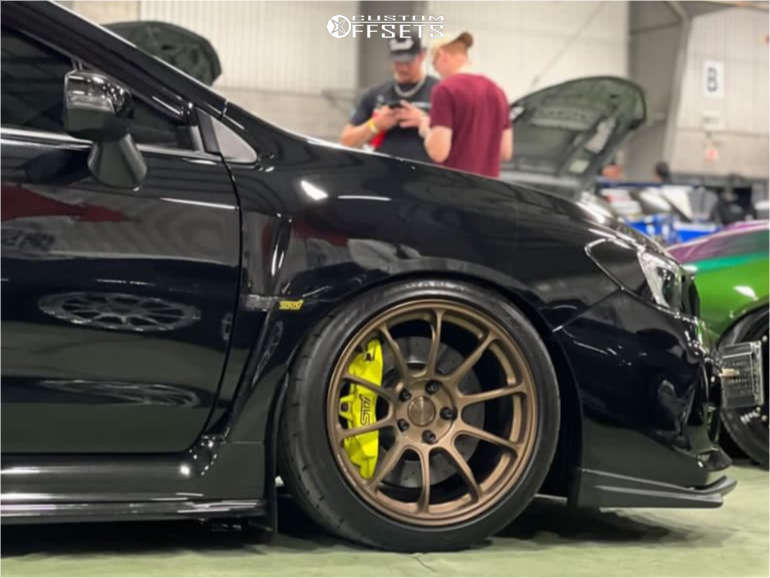 2021 Subaru WRX STI with 18x10 35 Volk Ze40 and 265/35R18